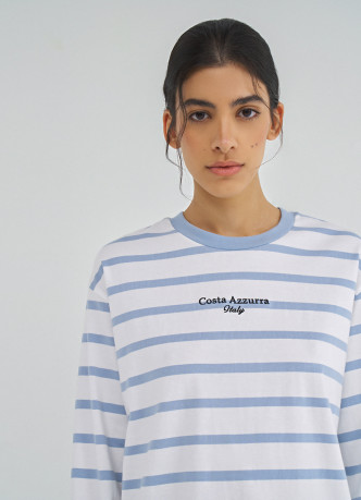 Лонгслив в полоску