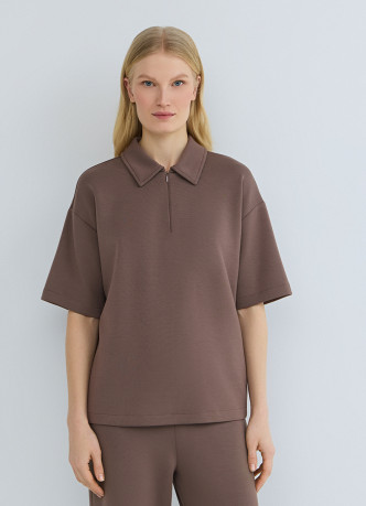 Поло на молнии