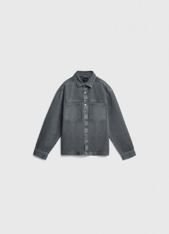 Куртка-рубашка из твила с карманами