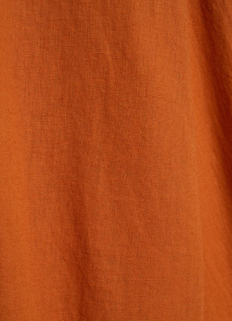 Рубашка с длинным рукавом из смесового льна