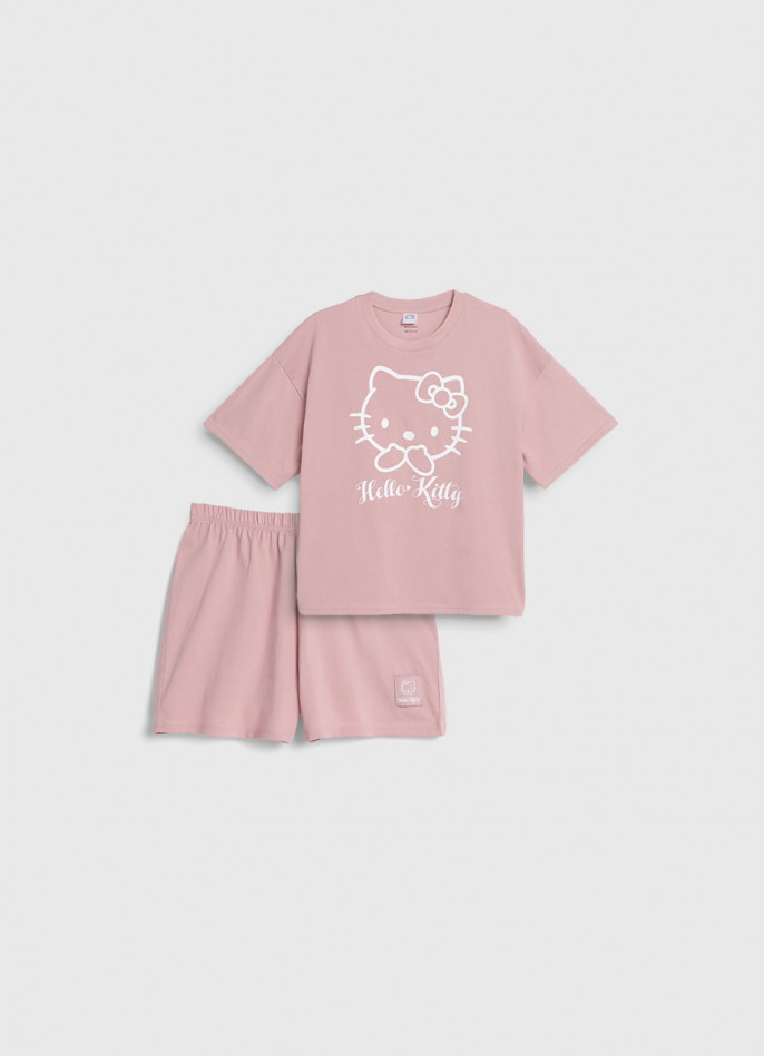Пижама с принтом Hello Kitty для девочек