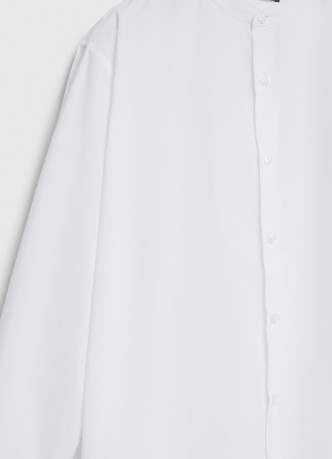 Рубашка c воротником мао