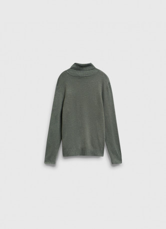 Свитер с воротником-стойкой для мальчика