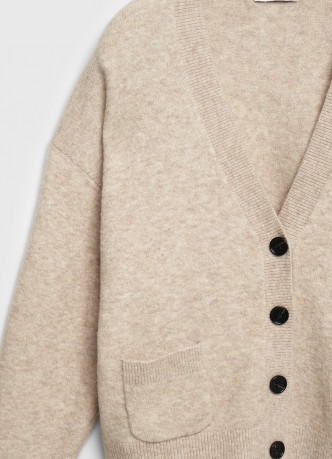 Кардиган из мягкой пряжи с шерстью