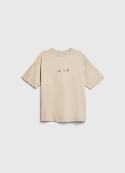 Футболка с принтом для мальчиков, Бежевый