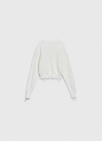 Вязаный джемпер для девочки