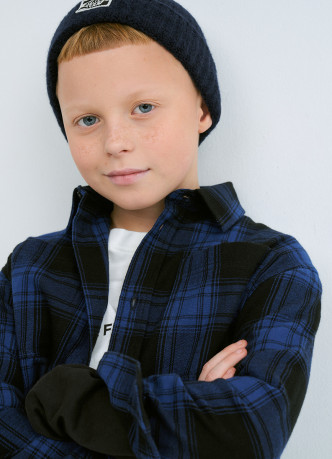 Рубашка из фланели для мальчиков