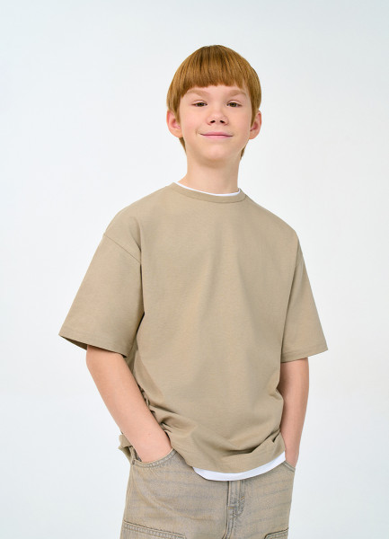 

Футболка для мальчиков, Бежевый