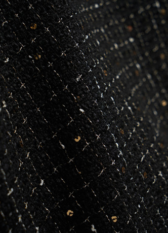 Твидовая юбка миди