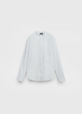 Рубашка с воротником-стойкой