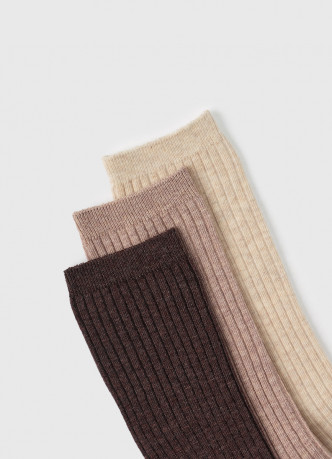 Носки в рубчик, 3 пары