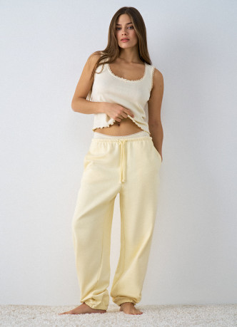 Майка пижамная из трикотажа пуантель