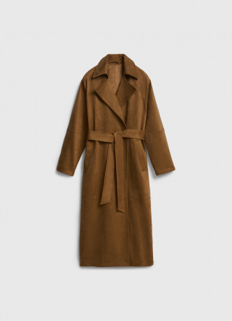 Замшевый тренч