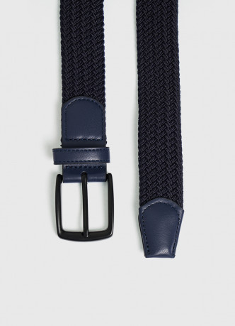 Плетёный ремень с пряжкой