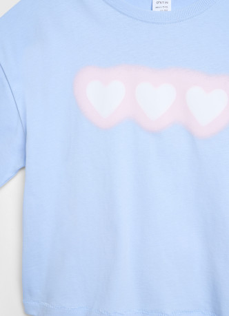 Футболка с принтом для девочек