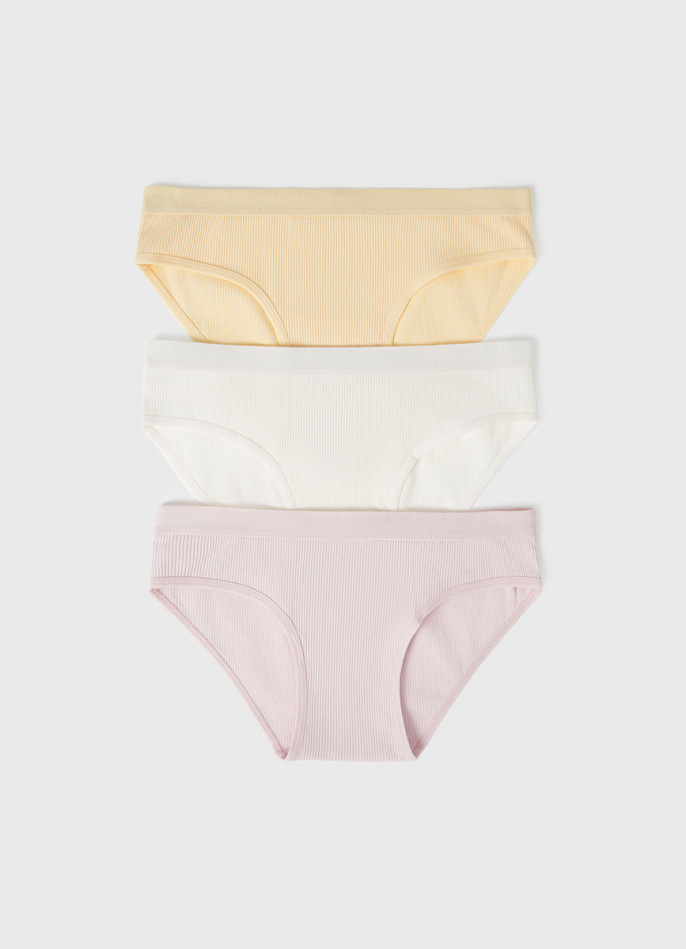 Трусы-слипы для девочек, 3 шт.