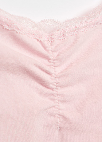 Майка с кружевом для девочек