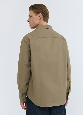 Рубашка из твила с карманом