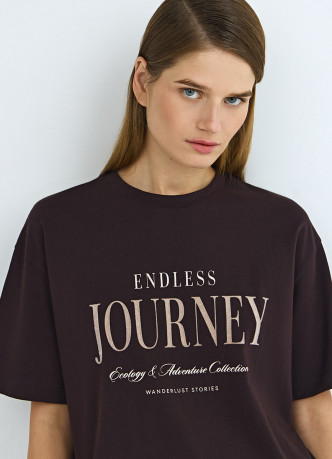 Футболка с принтом