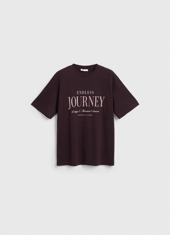 Футболка с цветочным принтом