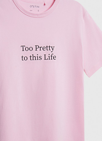 Футболка с принтом