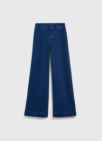 Широкие джинсы со стрелками