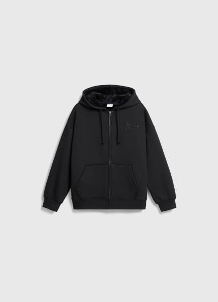 

Толстовка на молнии для девочек, Черный