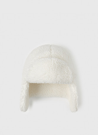 Шапка-ушанка из шерпы для девочек