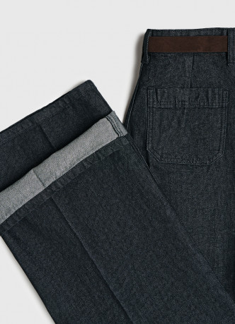 Широкие джинсы Wide leg с высокой посадкой