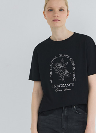 Футболка с принтом