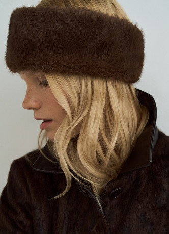 Повязка из искусственного меха