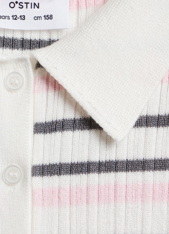 Джемпер с коротким рукавом для девочек