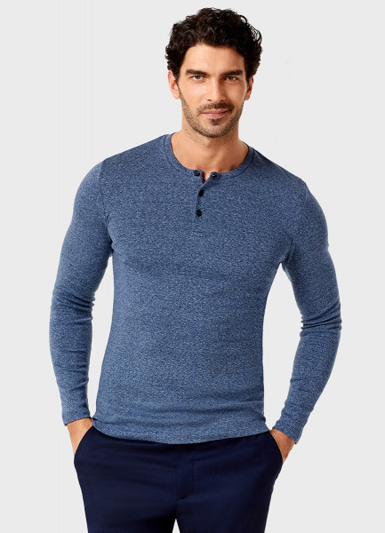 

Футболка Henly Neck, Синий