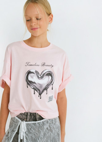 Футболка с AR-принтом для девочек