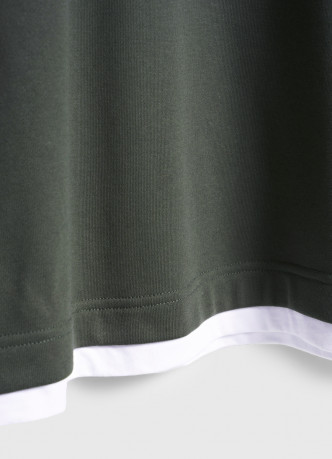 Джемпер с имитацией футболки