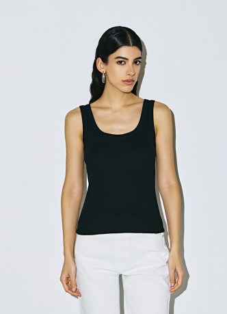 Базовая майка в рубчик