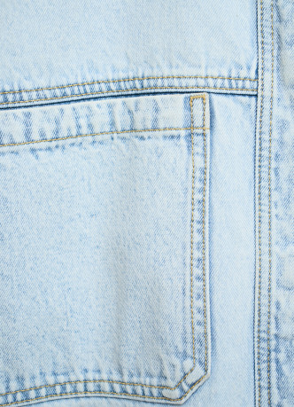 Куртка-рубашка из денима