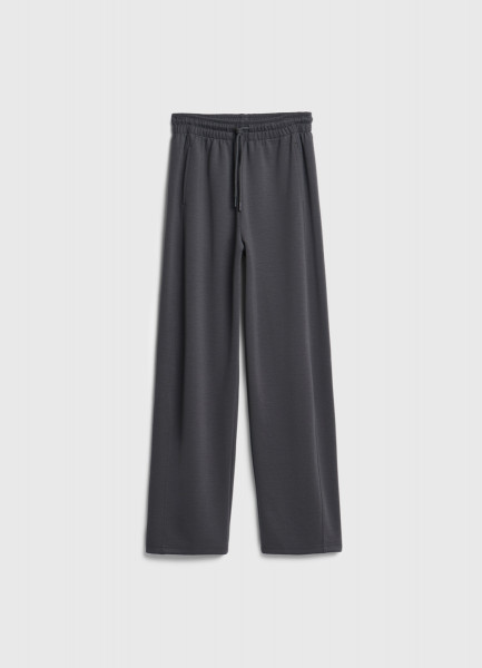 

Трикотажные брюки с эффектом стирки для девочек, Серый