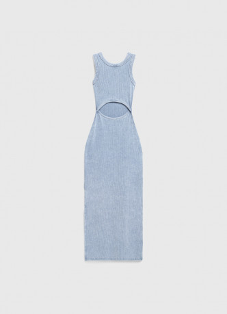 Платье в рубчик для девочек