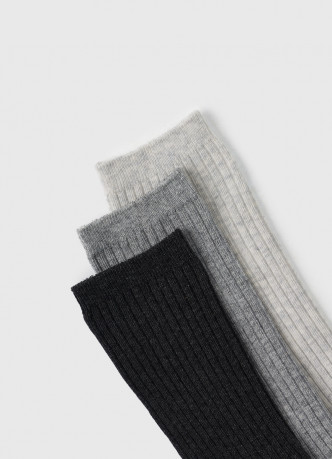 Носки в рубчик, 3 пары