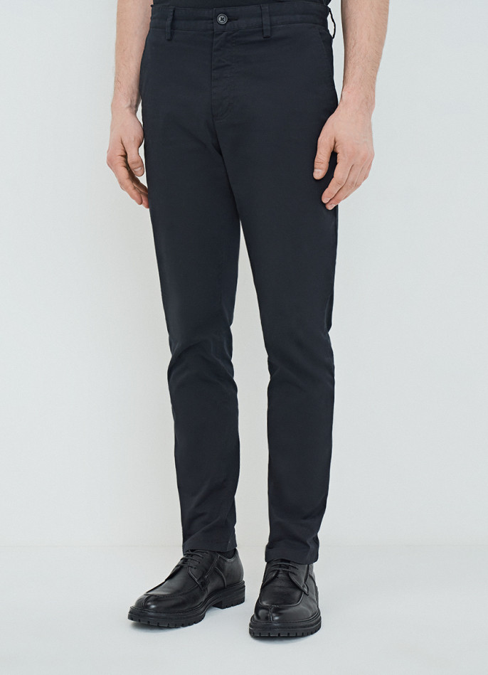 Брюки-чиносы из твила