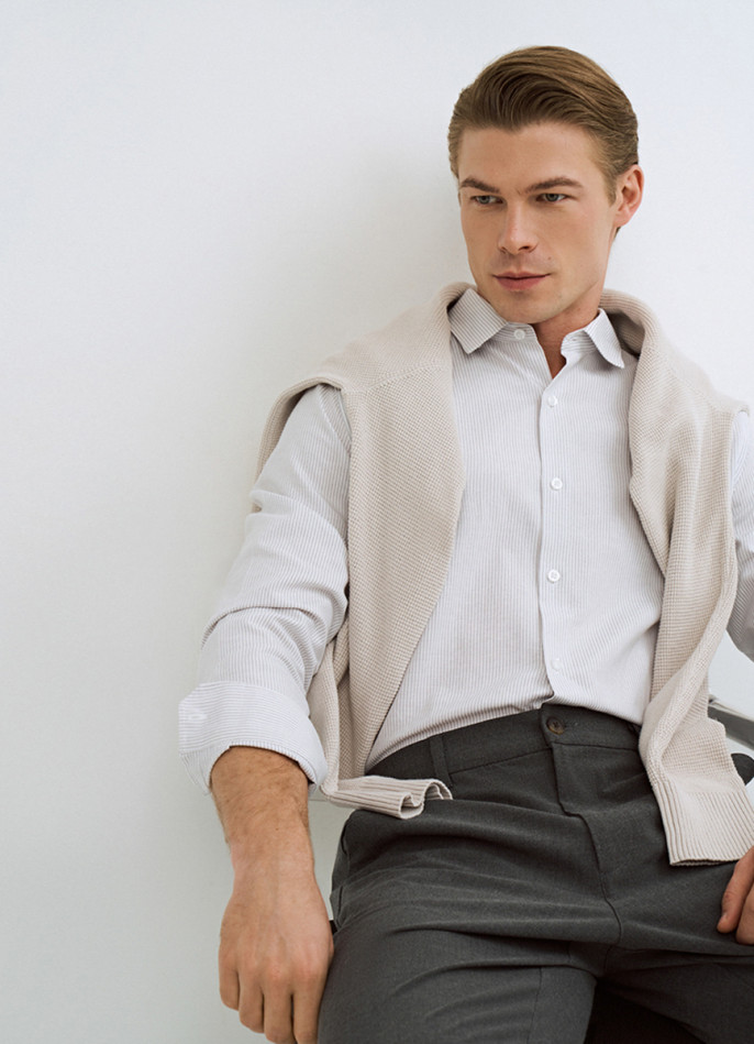 Рубашка в полоску