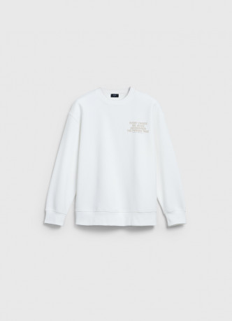 Базовый свитшот с принтом