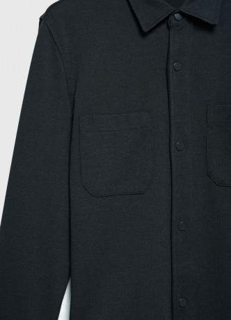 Рубашка из плотного трикотажа