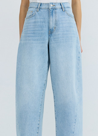 Джинсы Barrel с высокой посадкой