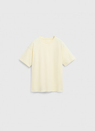 Хлопковая футболка свободного кроя