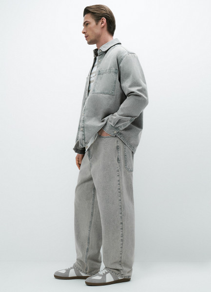 

Джинсы Baggy, Бежевый