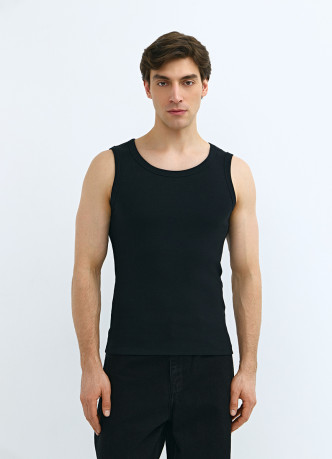 Базовая майка в рубчик