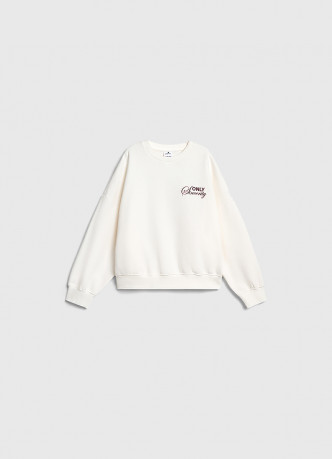 Свитшот с принтом для девочек