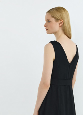 Сарафан из вискозы со льном